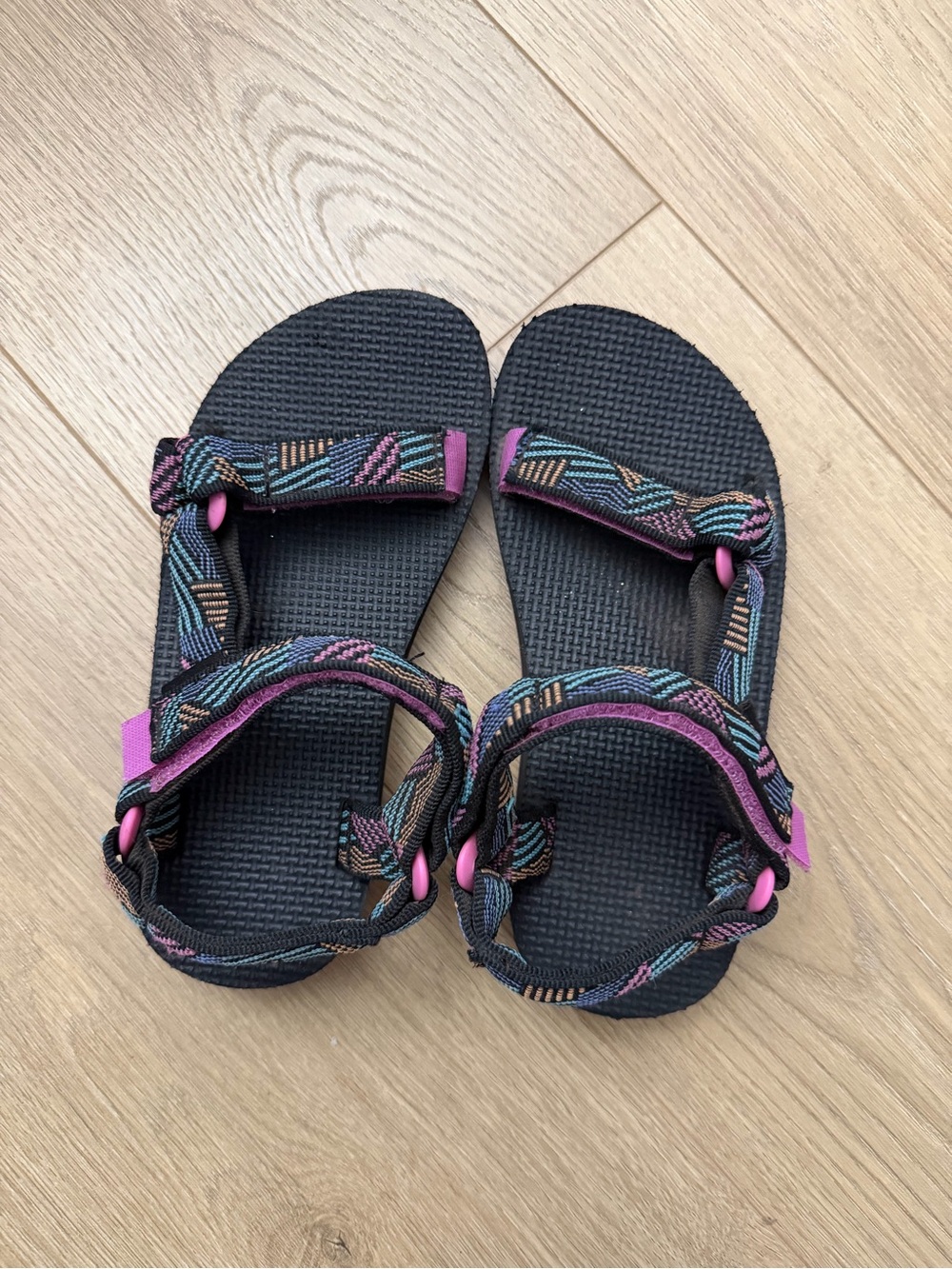 Teva kids size 13c sandals girls
